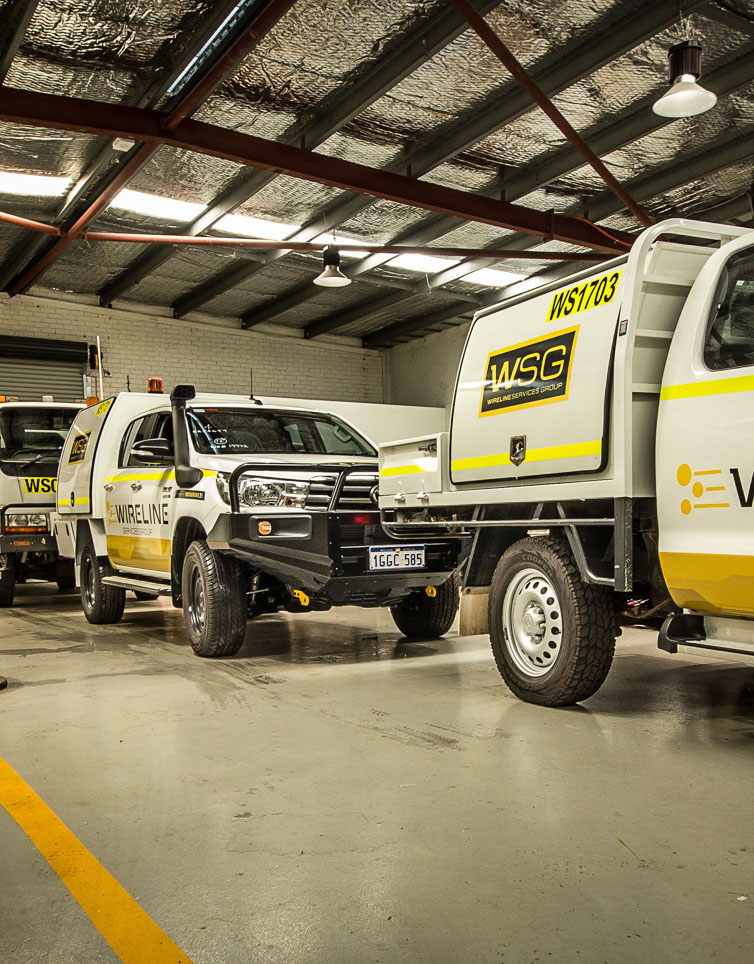 Wireline Services Group trucks